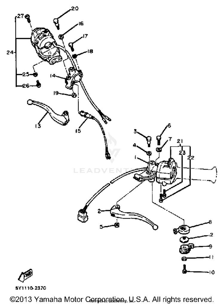 Handle Switch Lever Schematic