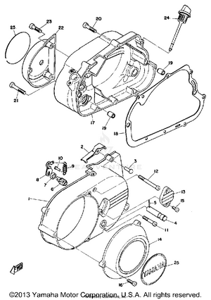 Crankcase Cover Schematic