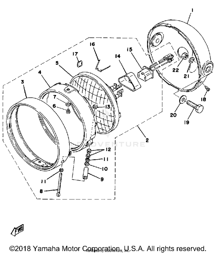 Headlight Schematic