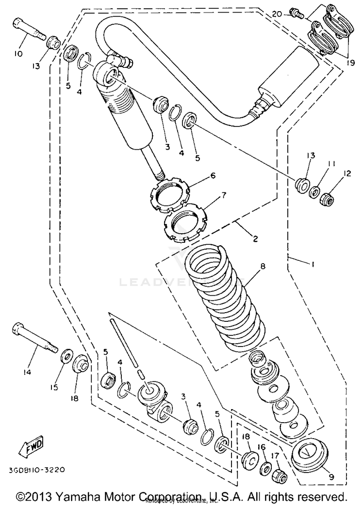 Rear Shocks Schematic