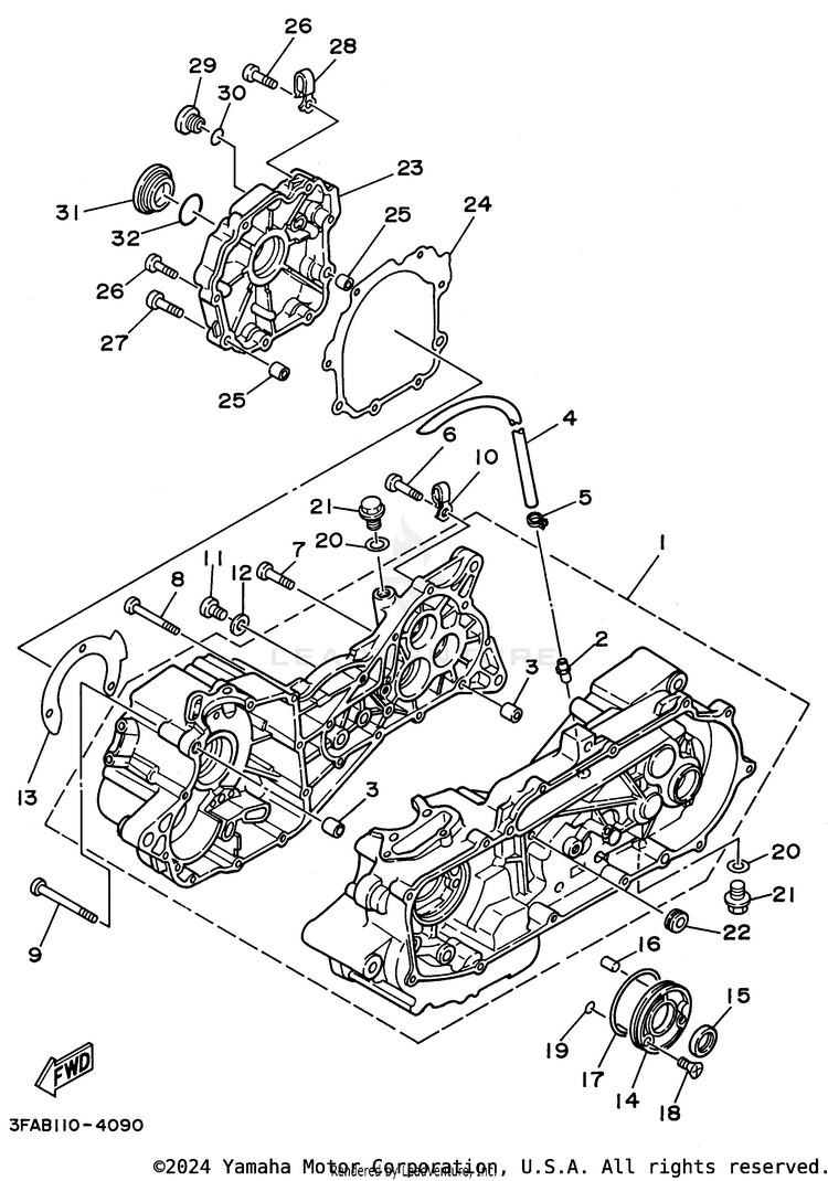 Crankcase Schematic