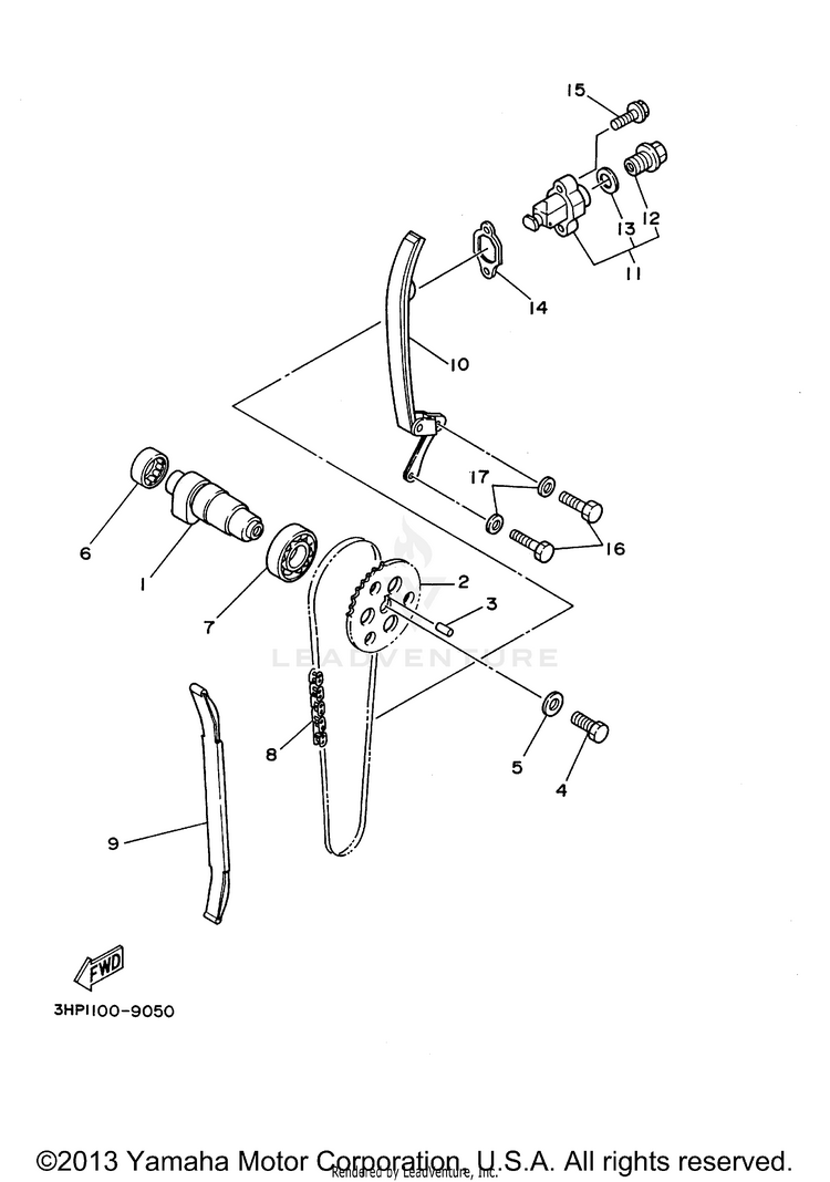 Camshaft Chain Schematic
