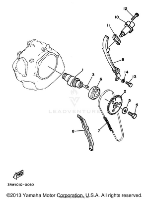 Camshaft Chain Schematic