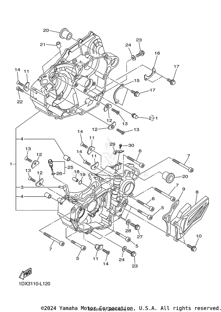 Crankcase Schematic