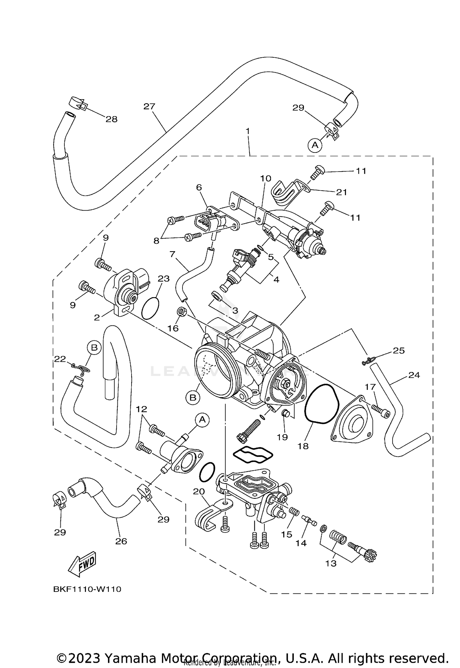 THROTTLE BODY ASSY 1