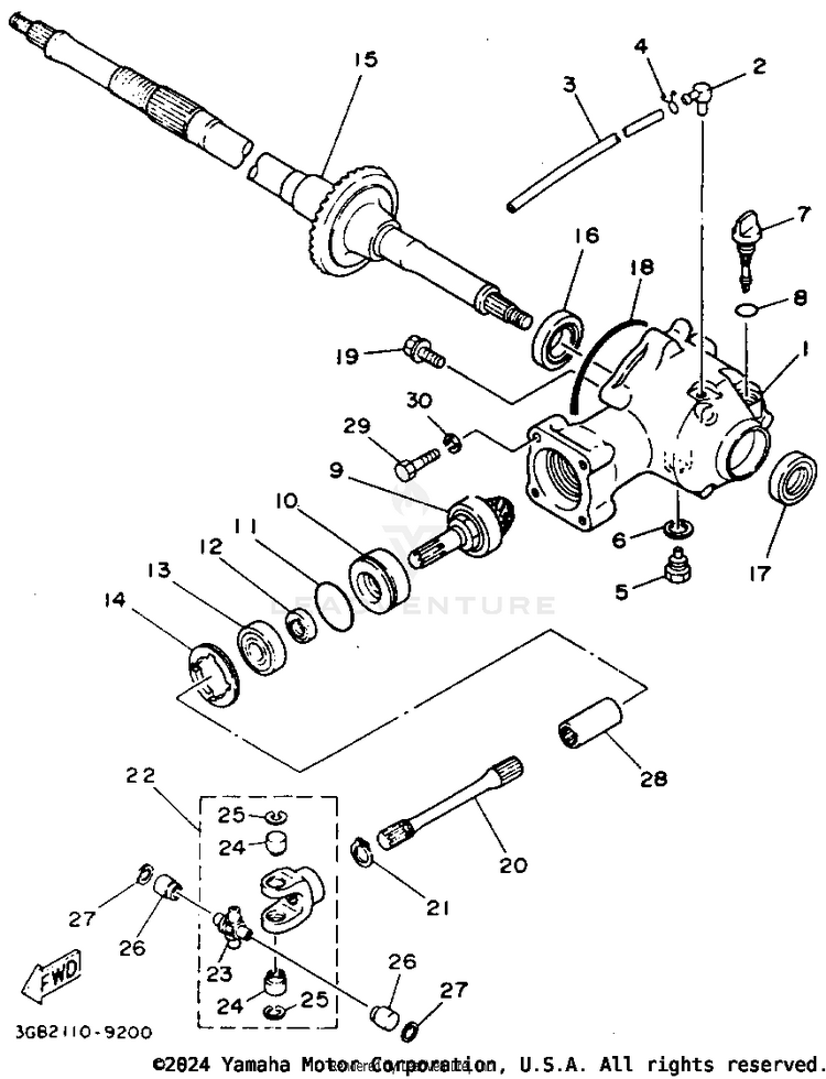 Drive Shaft Schematic