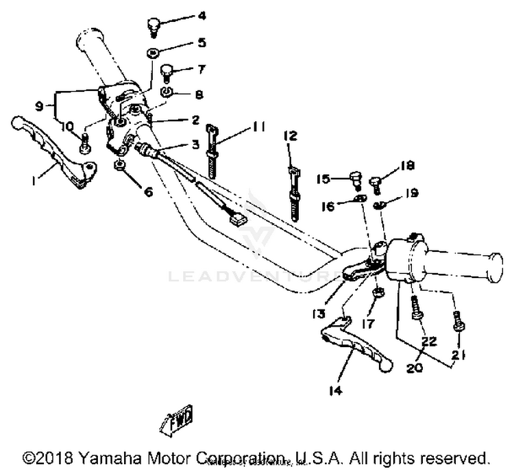 Handle Switch - Lever Schematic