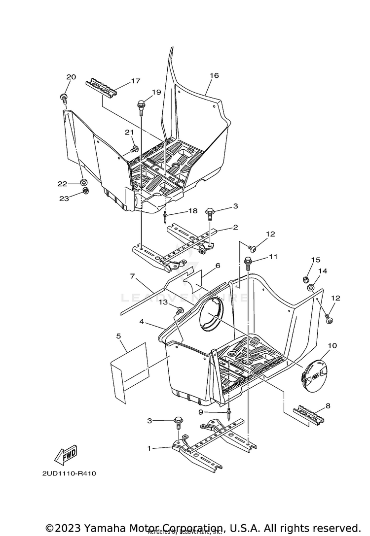 Stand & Footrest Schematic