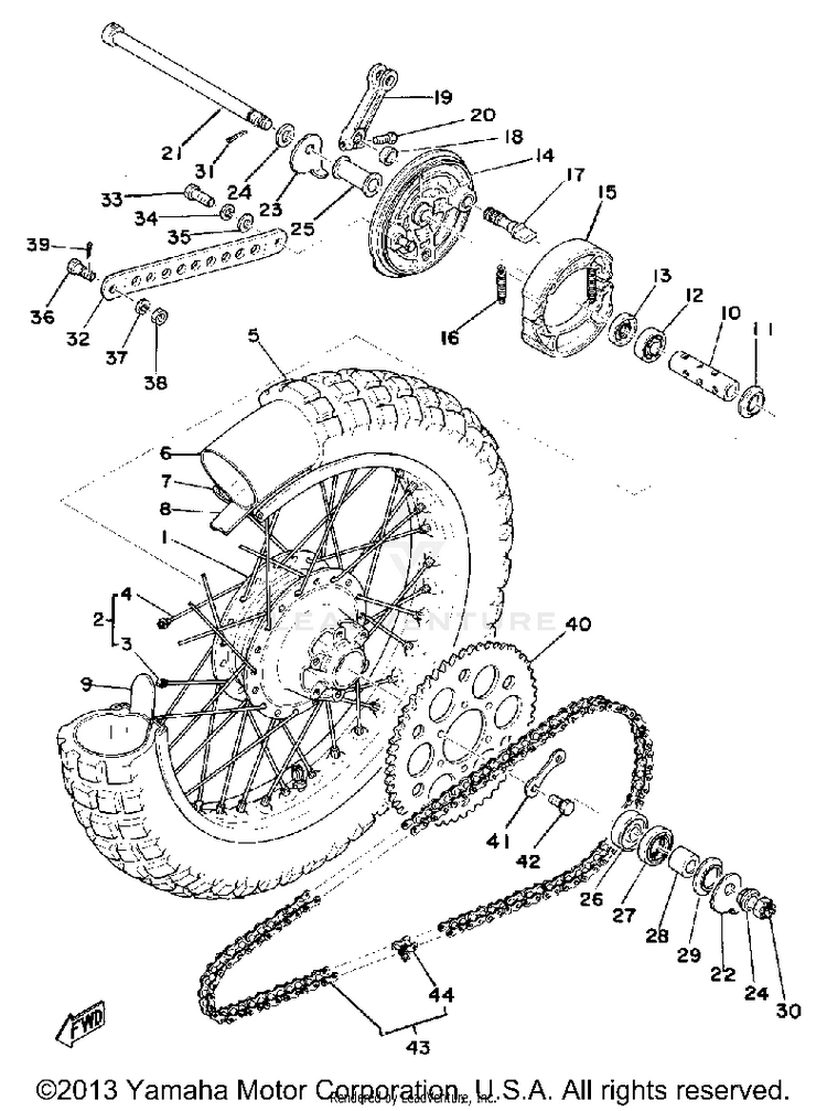 Rear Wheel Schematic
