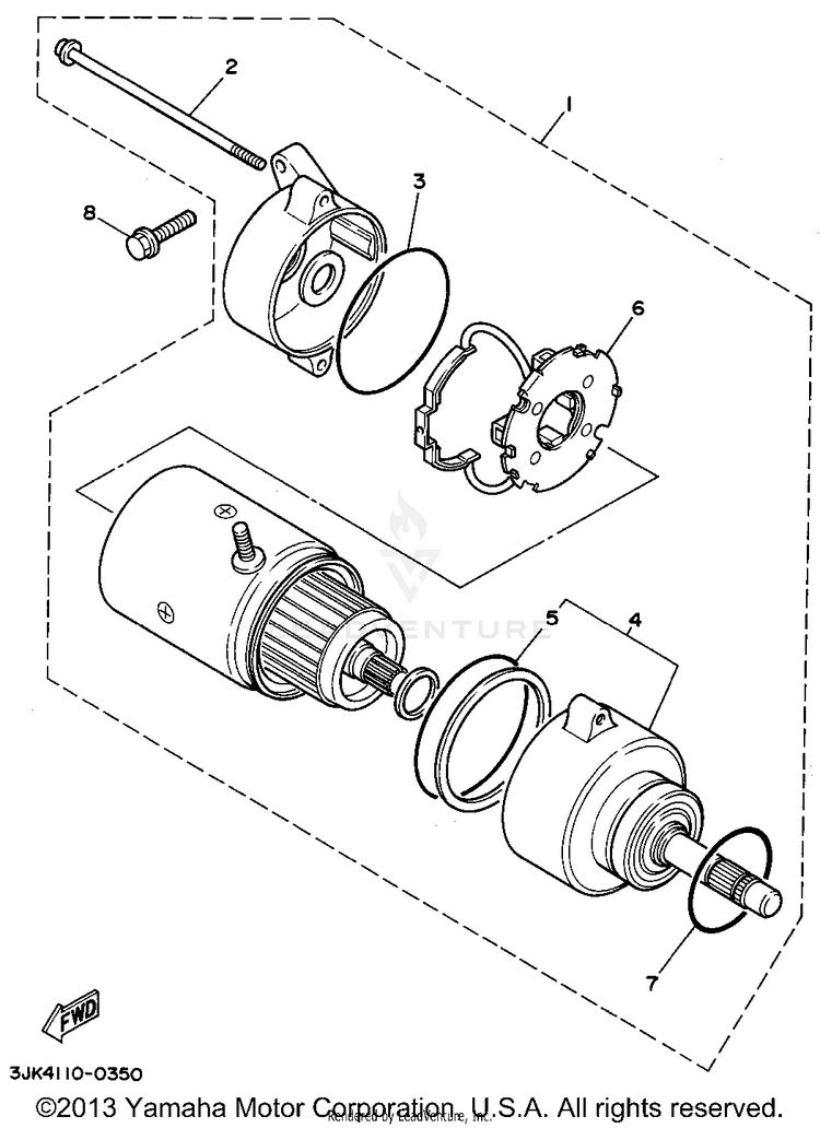 Starting Motor Schematic
