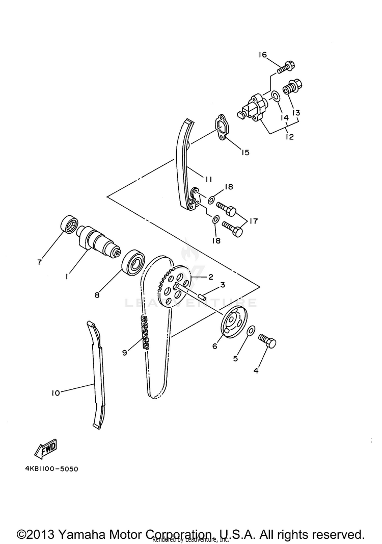 Camshaft Chain Schematic