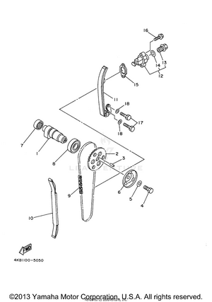 Camshaft Chain Schematic