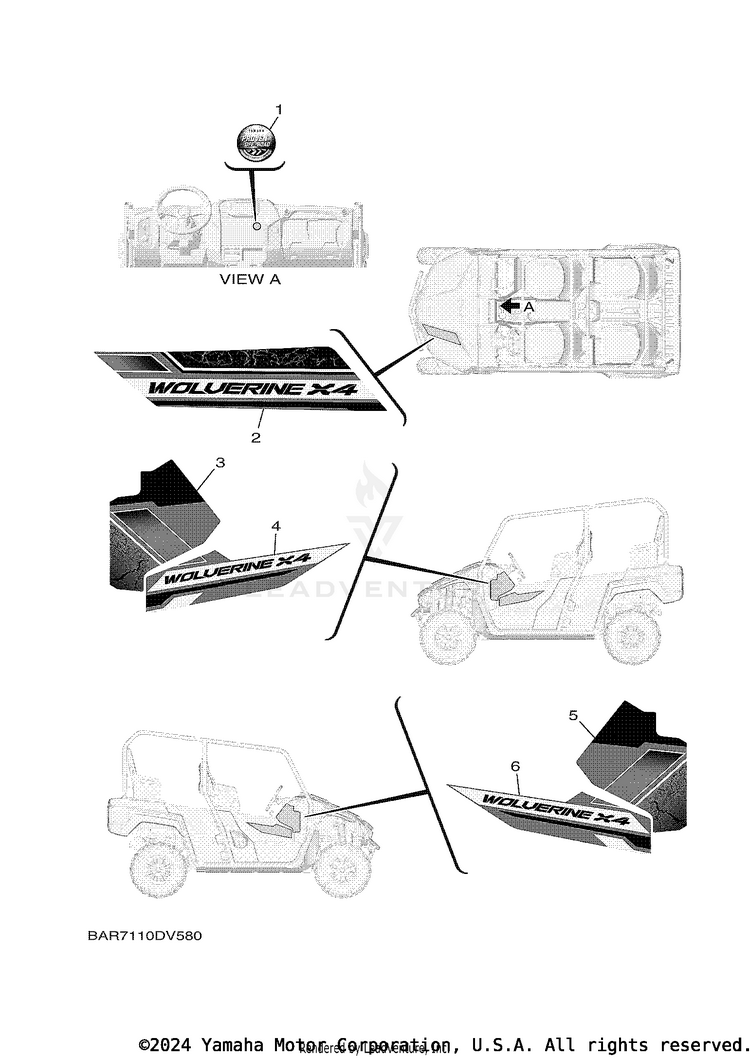 Graphics WOLVERINE X4 - YXF85WPBLL - 2020 Schematic