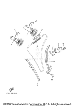 Camshaft Chain Schematic