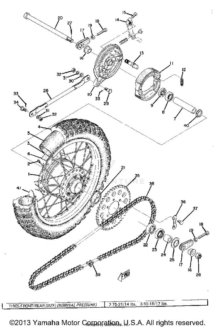 Rear Wheel Schematic