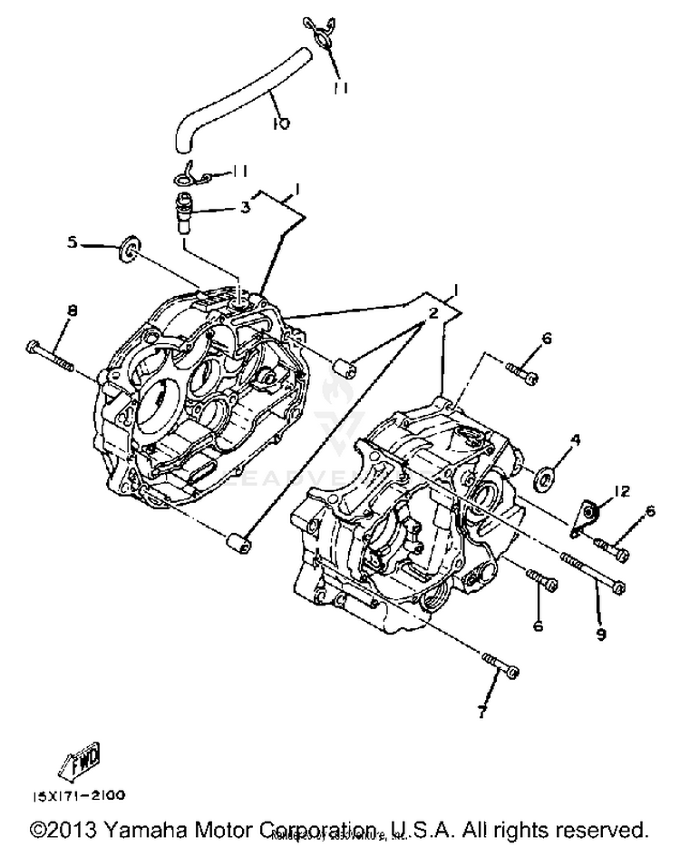 Crankcase Schematic