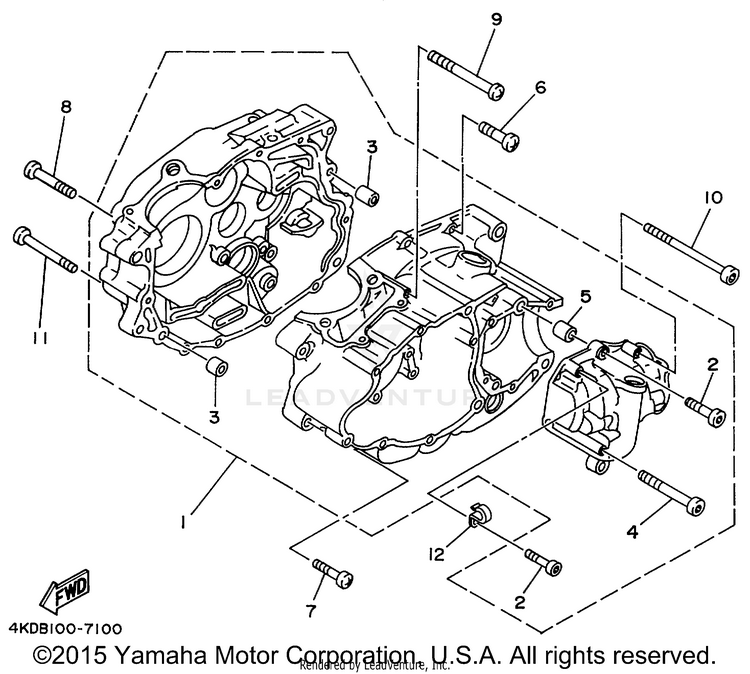 Crankcase Schematic