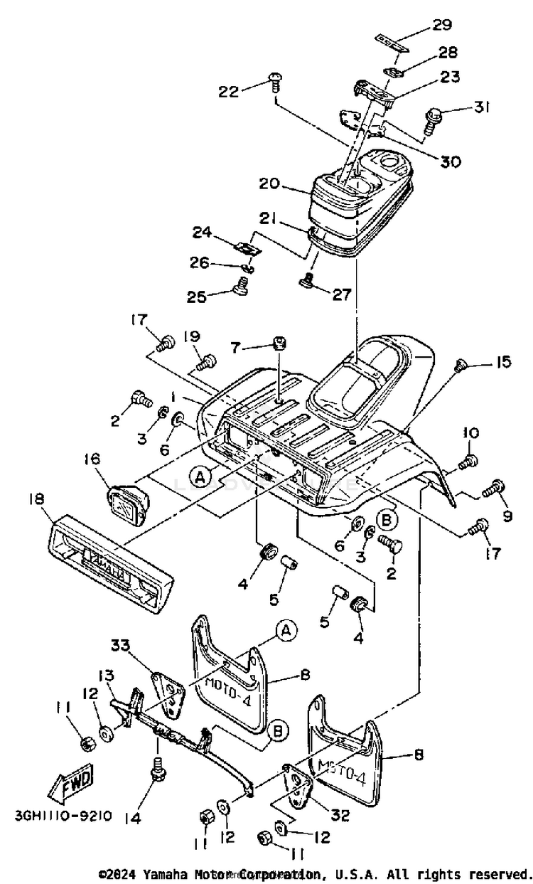 Front Fender Schematic