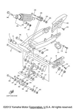 Rear Arm Suspension Schematic