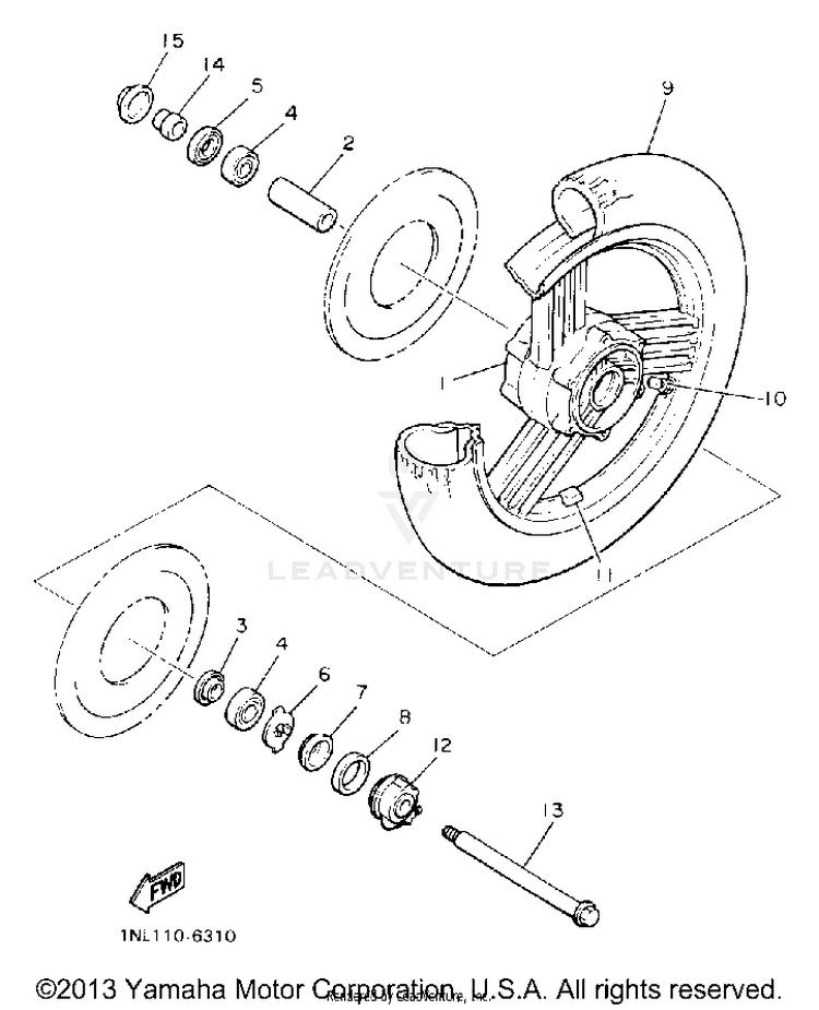 Front Wheel Schematic