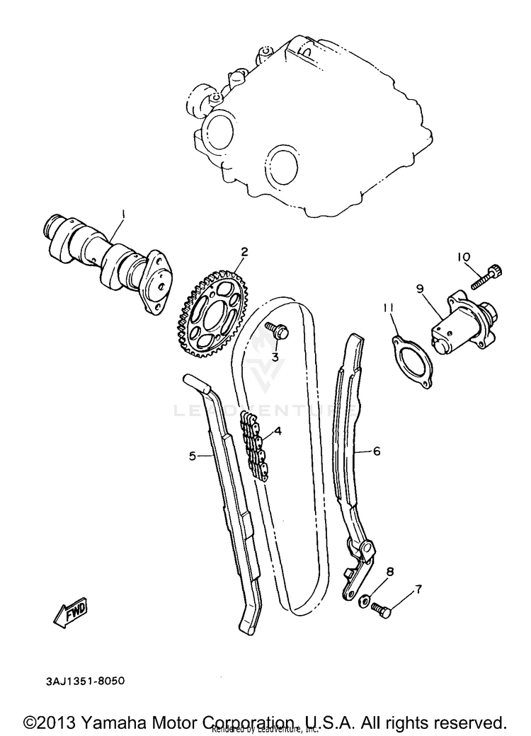 Camshaft Chain Schematic