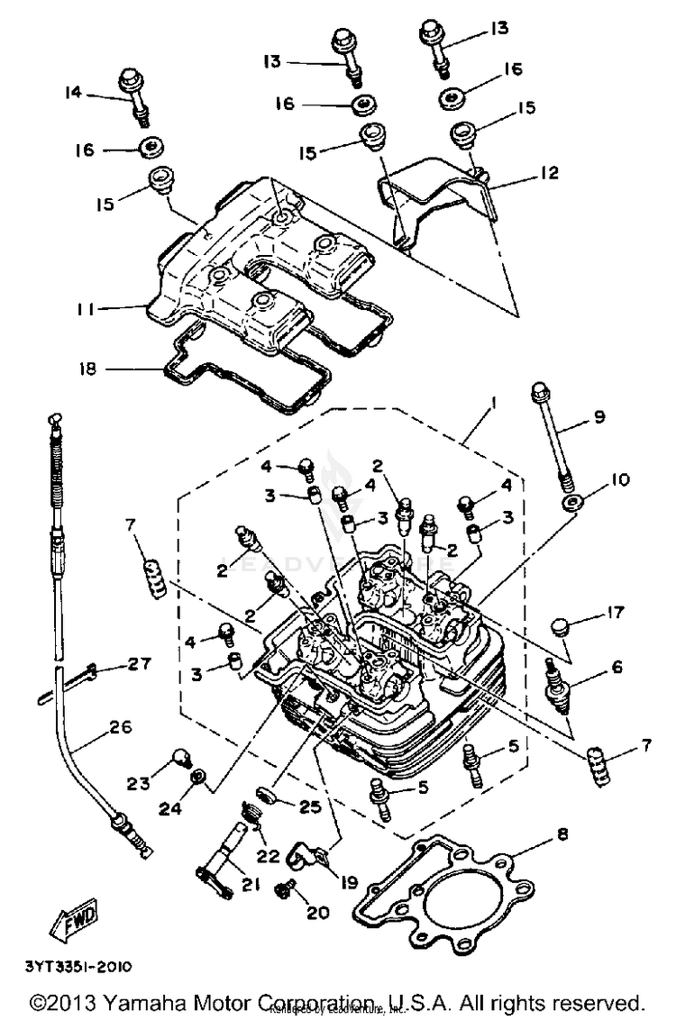 Cylinder Head Schematic