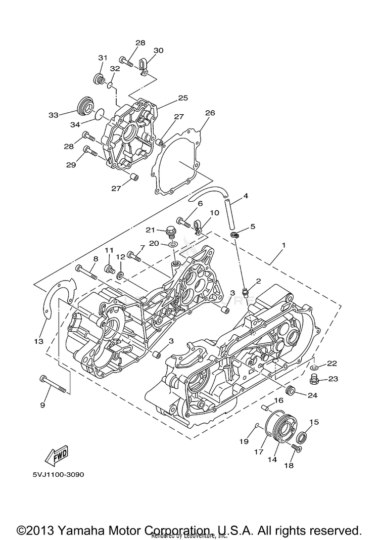 Crankcase Schematic