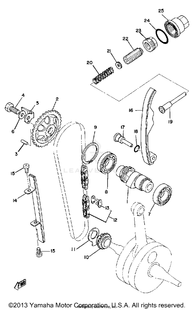 Camshaft-Chain Schematic