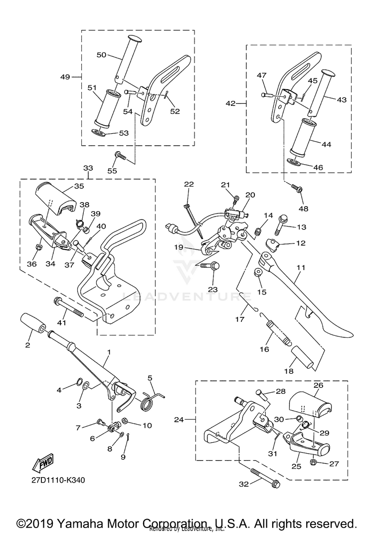 Stand Footrest Schematic