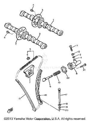Camshaft Chain Schematic