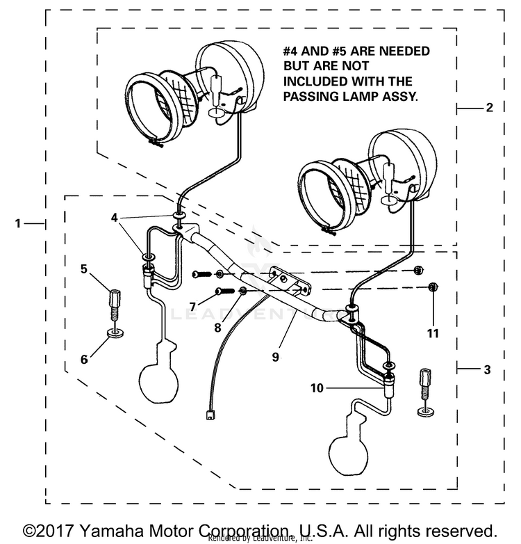 Passing Lamp Kit Schematic