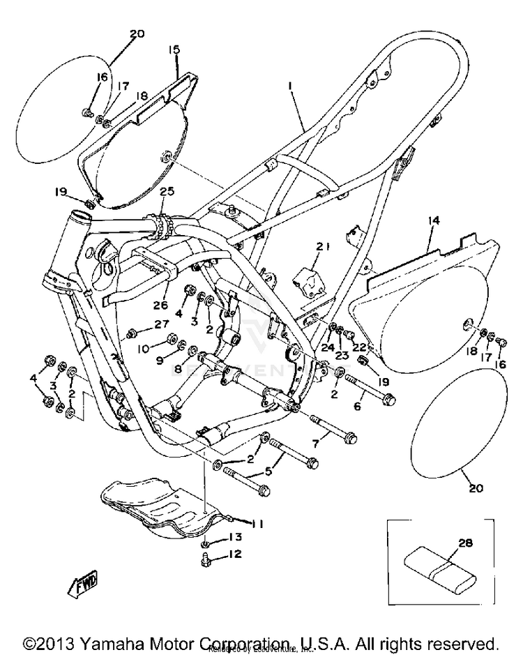 Frame - Side Cover Schematic