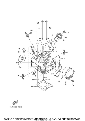 Cylinder Head Schematic