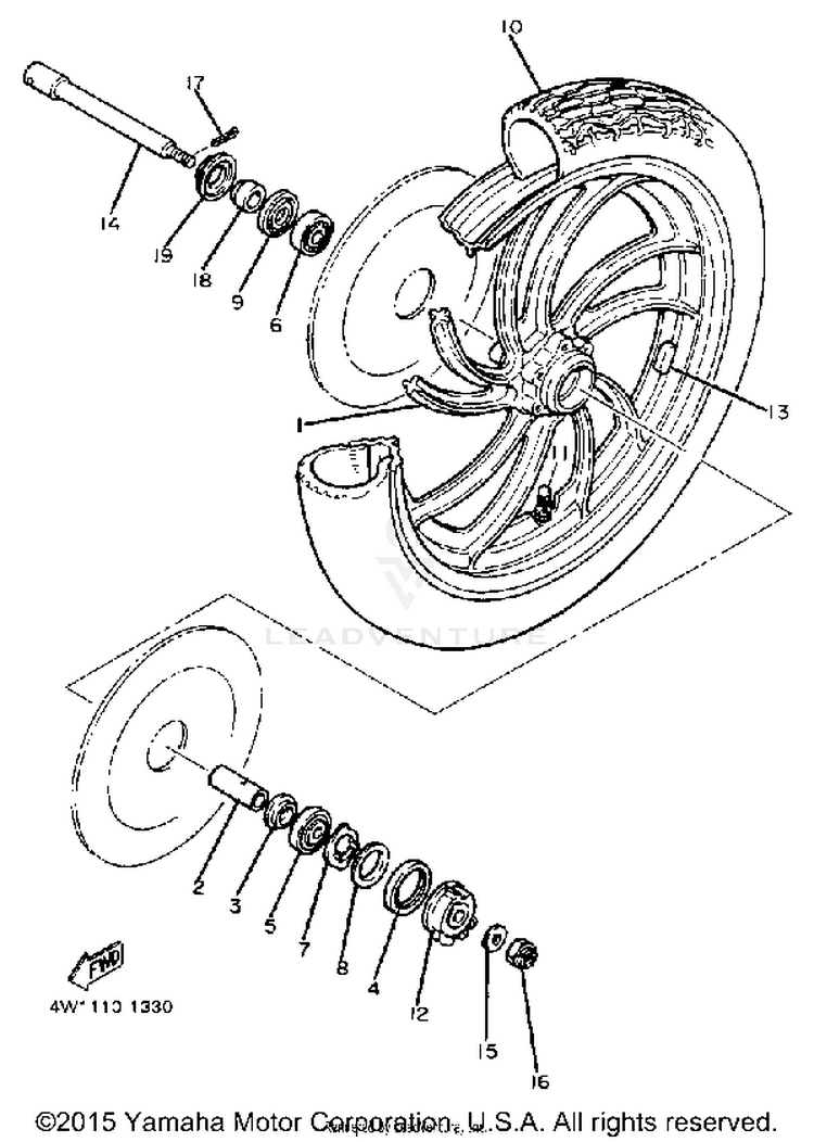 Front Wheel Schematic