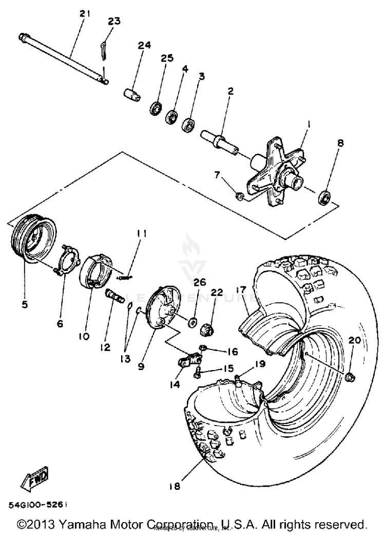 Front Wheel Schematic