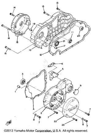 Crankcase Cover Schematic