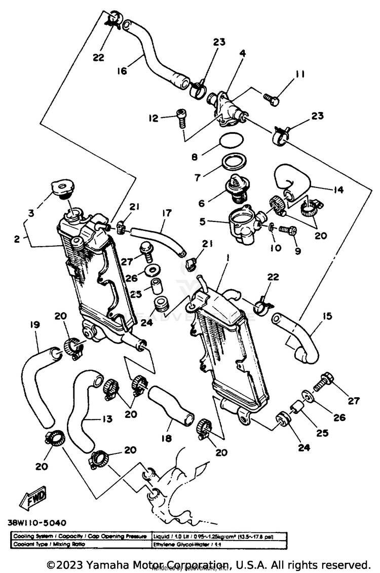 Radiator-Hose Schematic