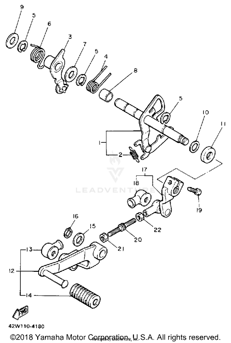 Shift Shaft Schematic