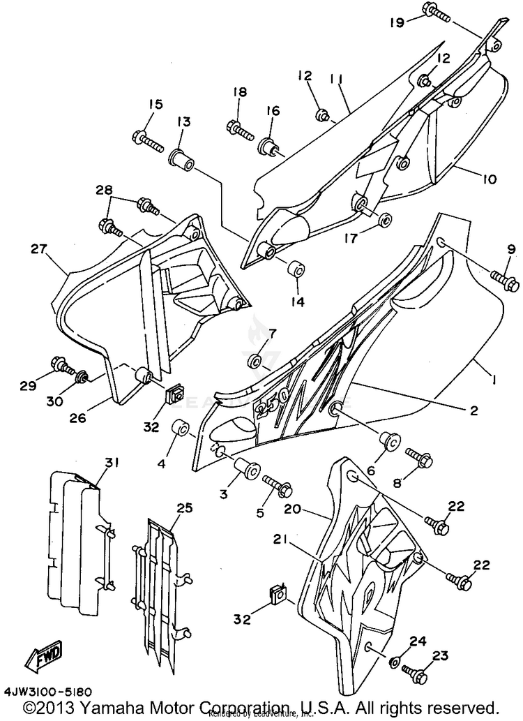 Side Cover Schematic