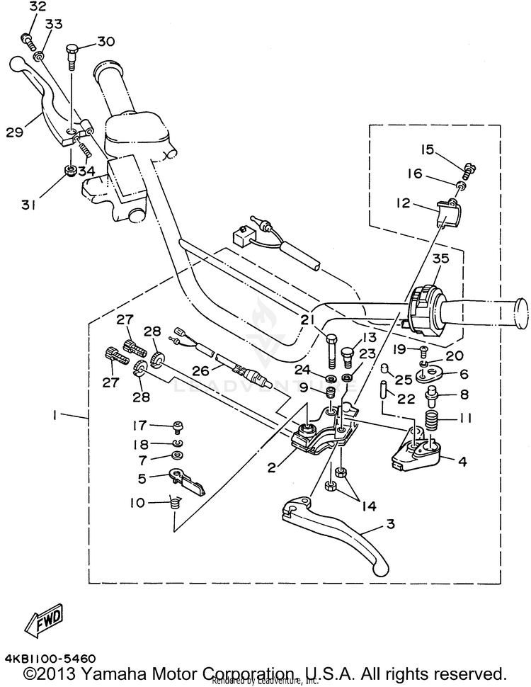 Handle Switch Lever Schematic