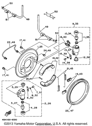 Front Brake Schematic