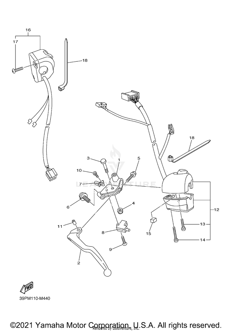 Handle Switch Lever Schematic