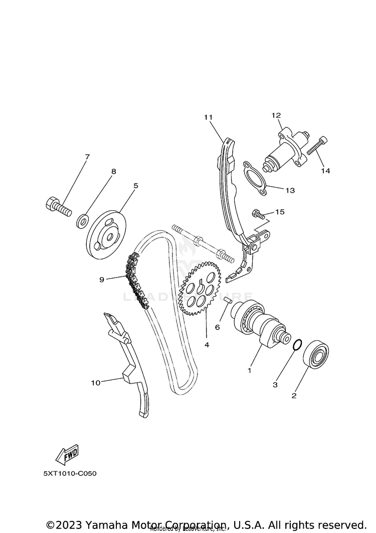 Camshaft & Chain Schematic