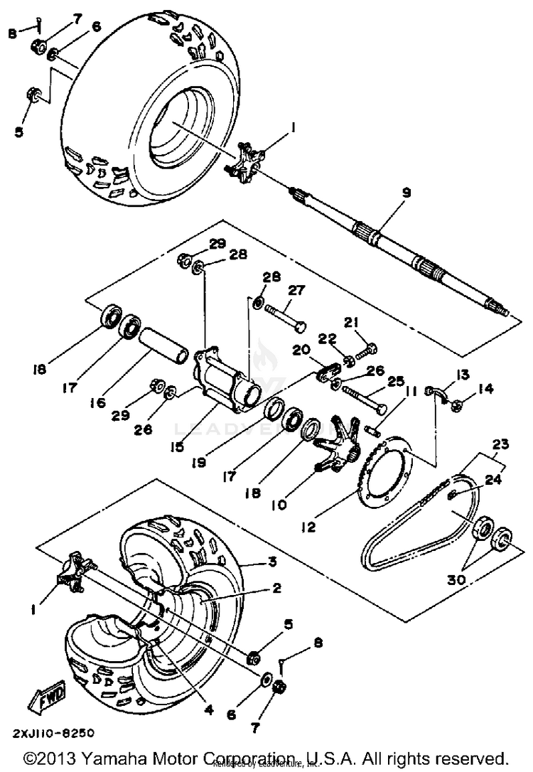 Rear Wheel Schematic