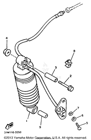 Rear Shocks Schematic