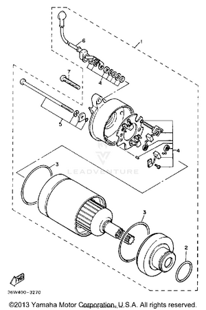 Starting Motor Schematic