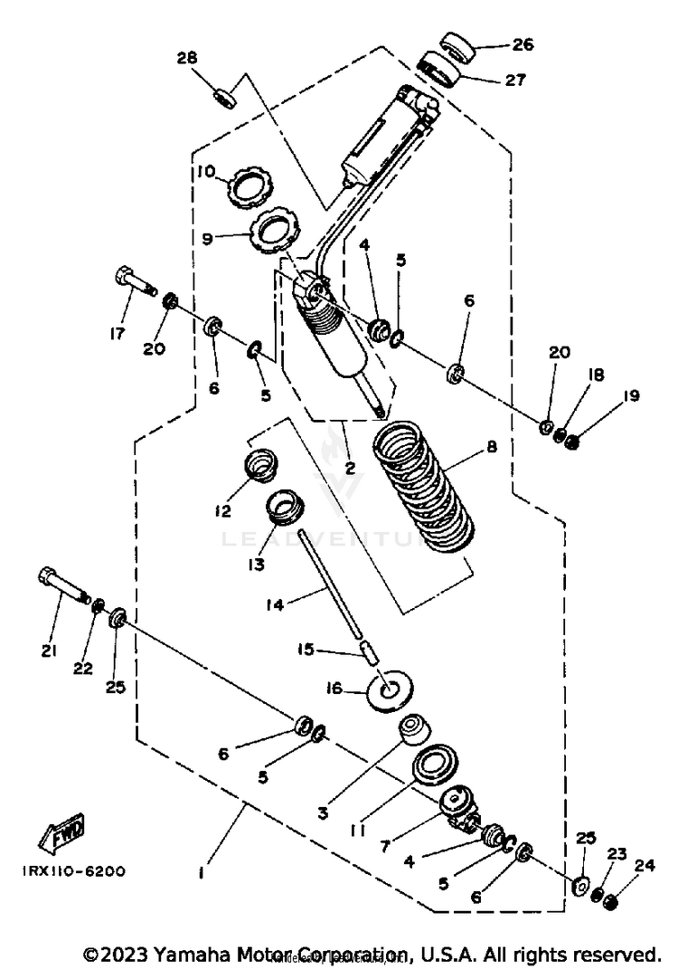 Rear Shocks Schematic