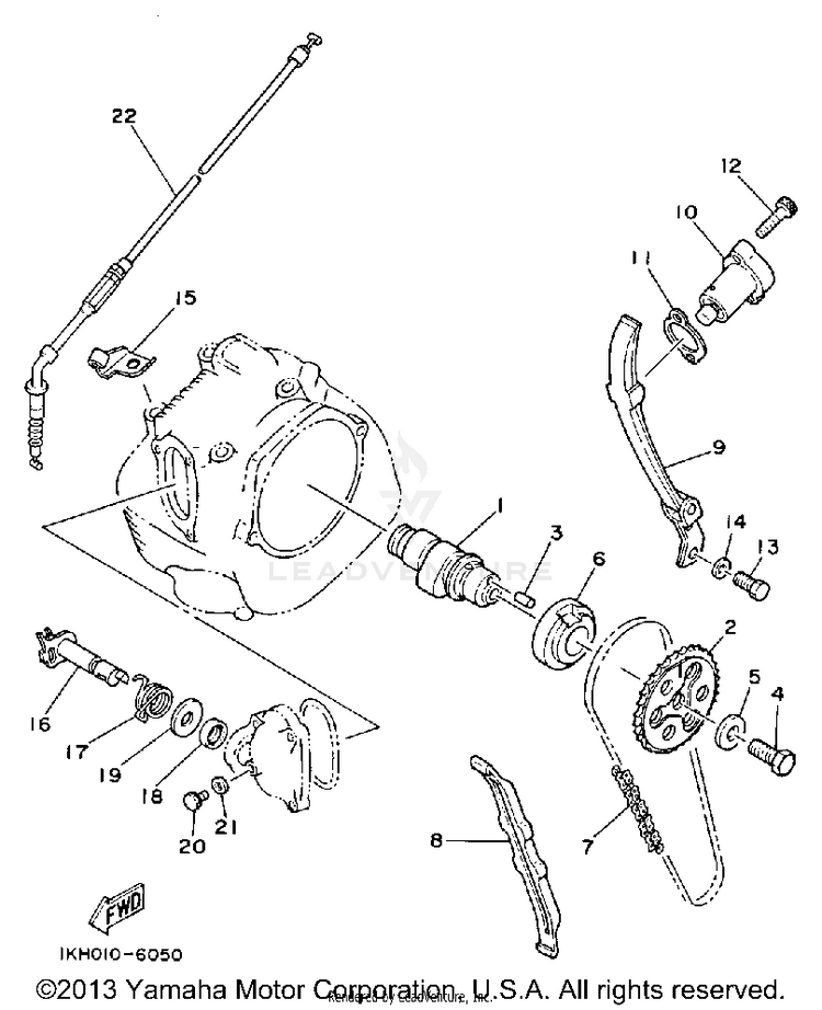 Camshaft-Chain Schematic