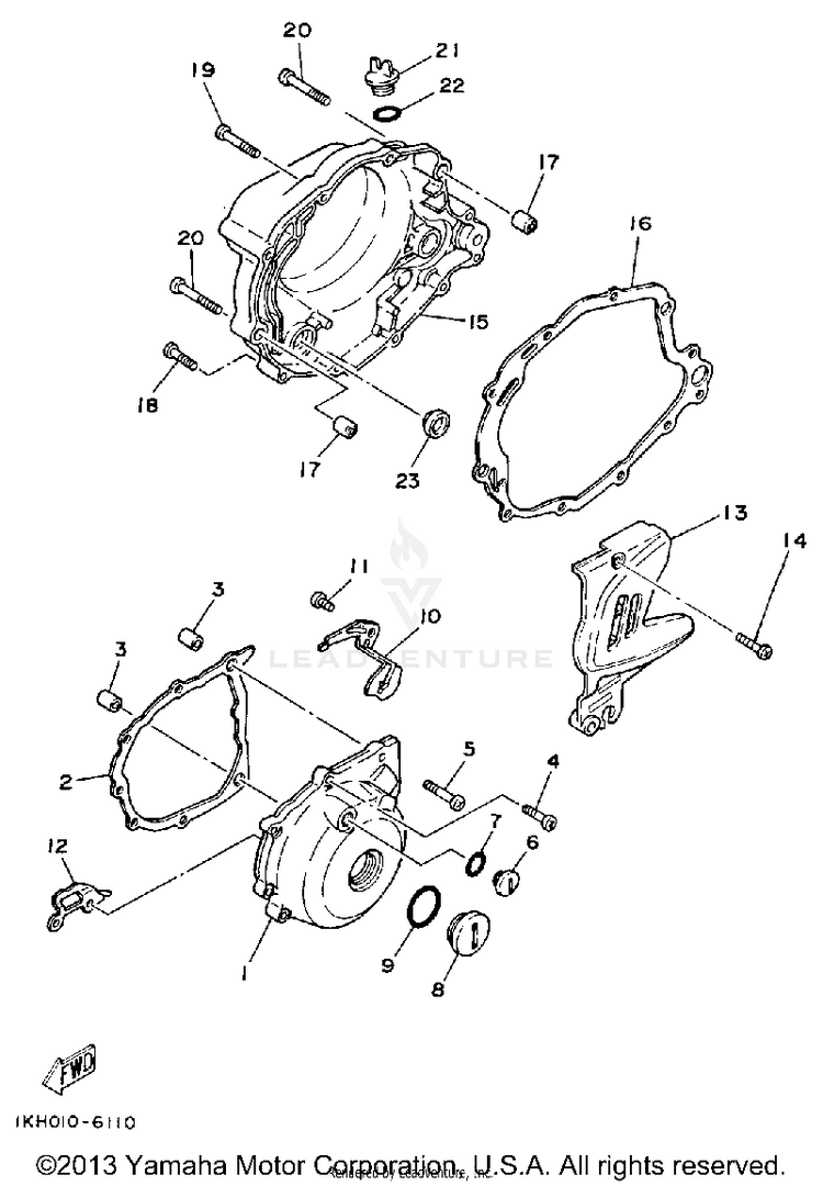 Crankcase Cover Schematic