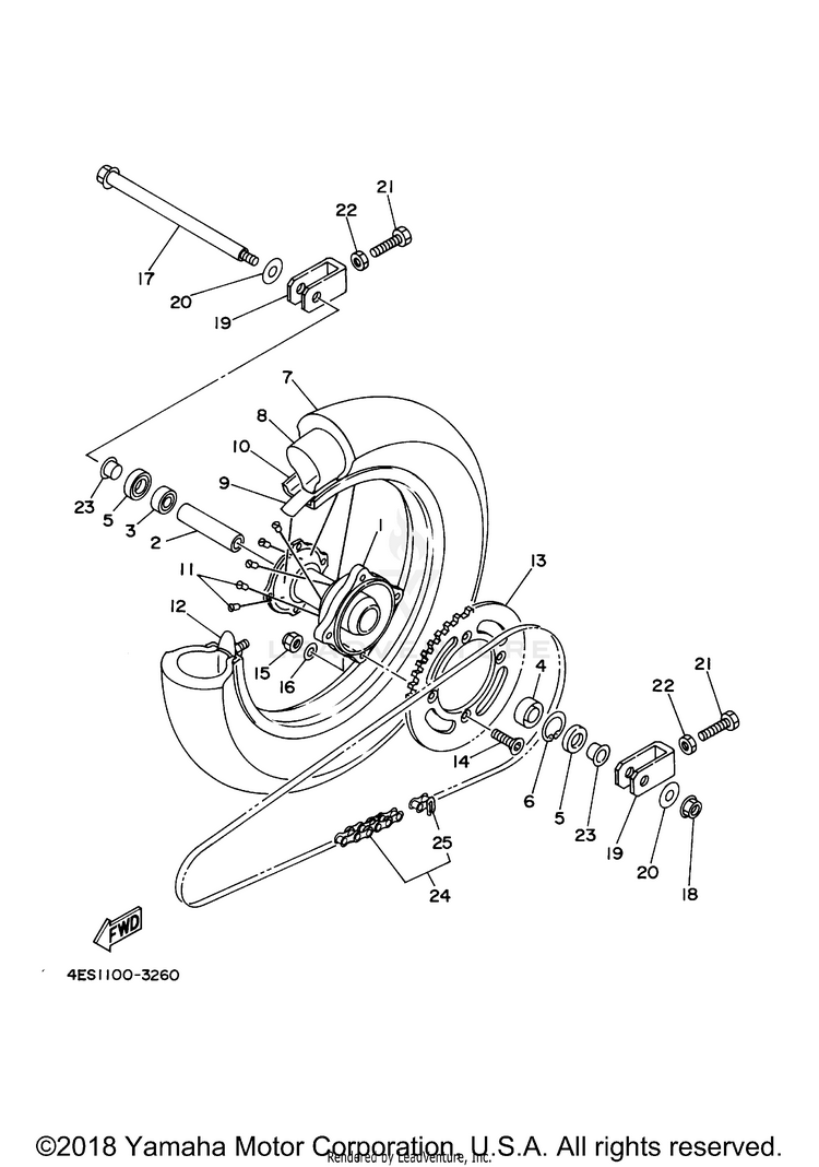 Rear Wheel Schematic